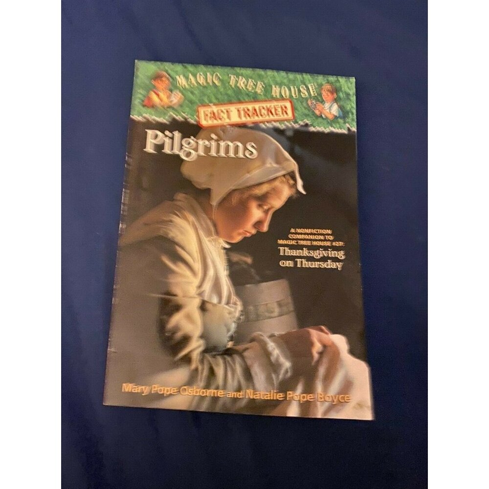 MAGIC TREE HOUSE FACT CHECKER KIDS BOOK PILGRIMS Thanksgiving